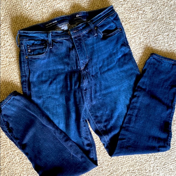 Ag Adriano Goldschmied Denim - Ag Adriano Goldschmied - The Abbey Petite Dark Blue Jeans - Size 28P